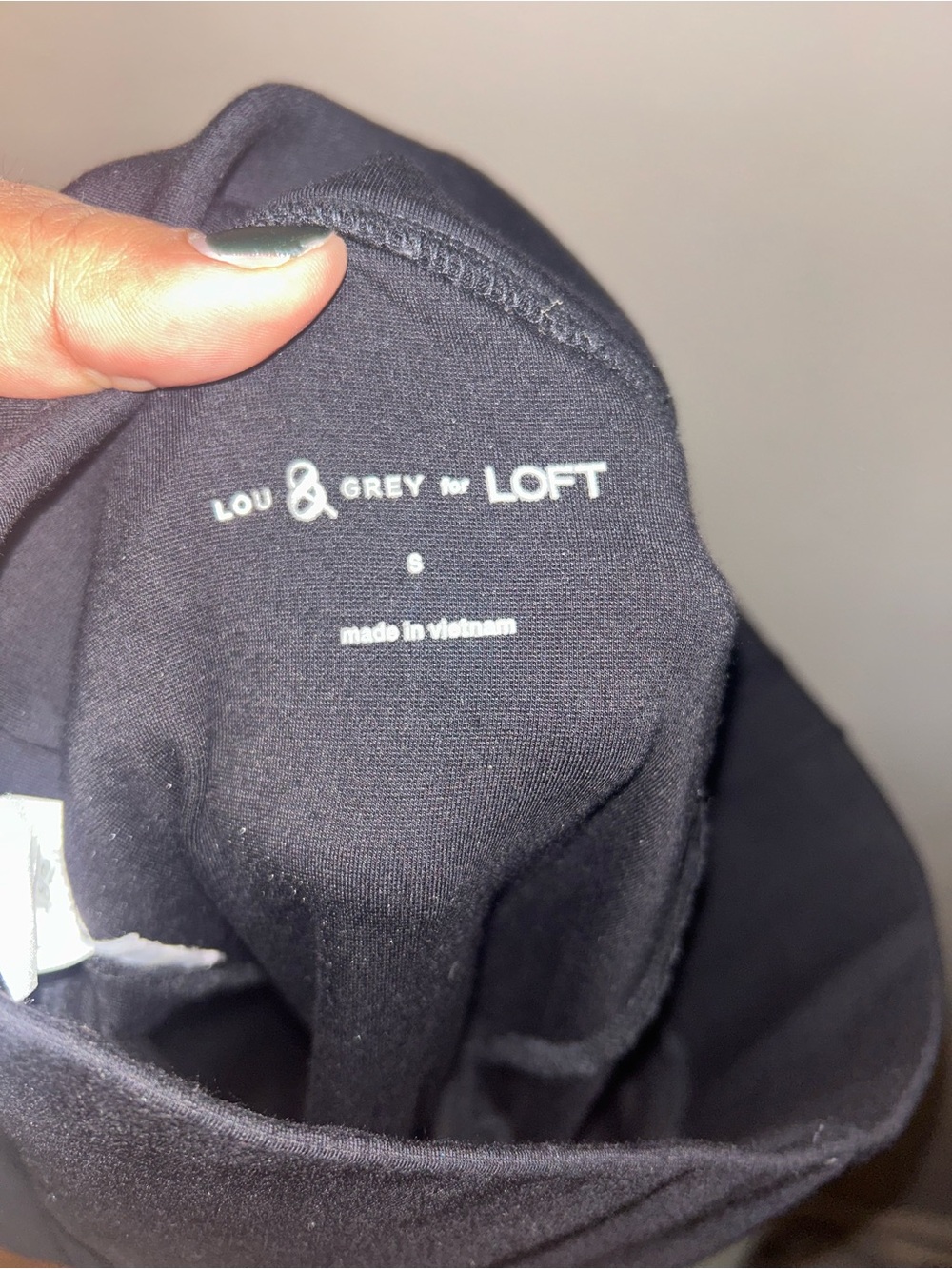 Lou & Grey Leggings - black high waisted 7/8 length - Picture 7 of 10